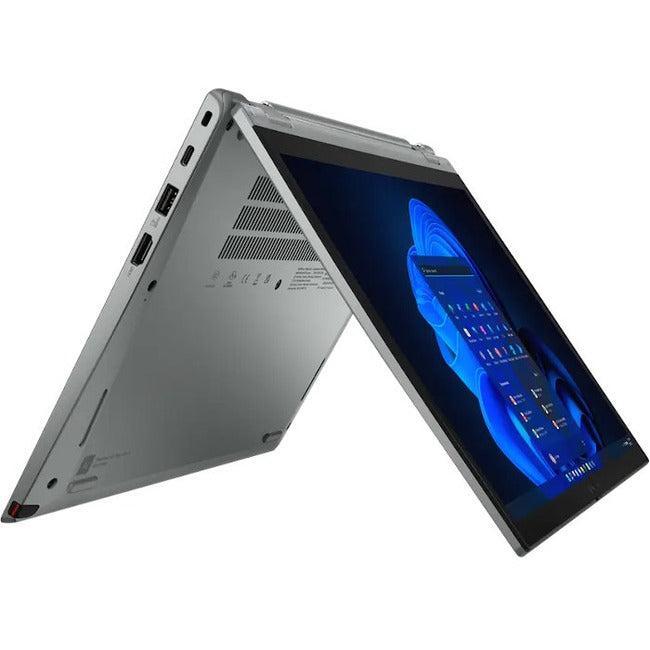 Lenovo ThinkPad L13 Yoga Gen 3 21BB0064US 13.3 Touchscreen Convertible 2 in 1 Notebook - WUXGA - AMD Ryzen 5 PRO 5675U - 8 GB - 256 GB SSD - English Keyboard - Storm Gray"