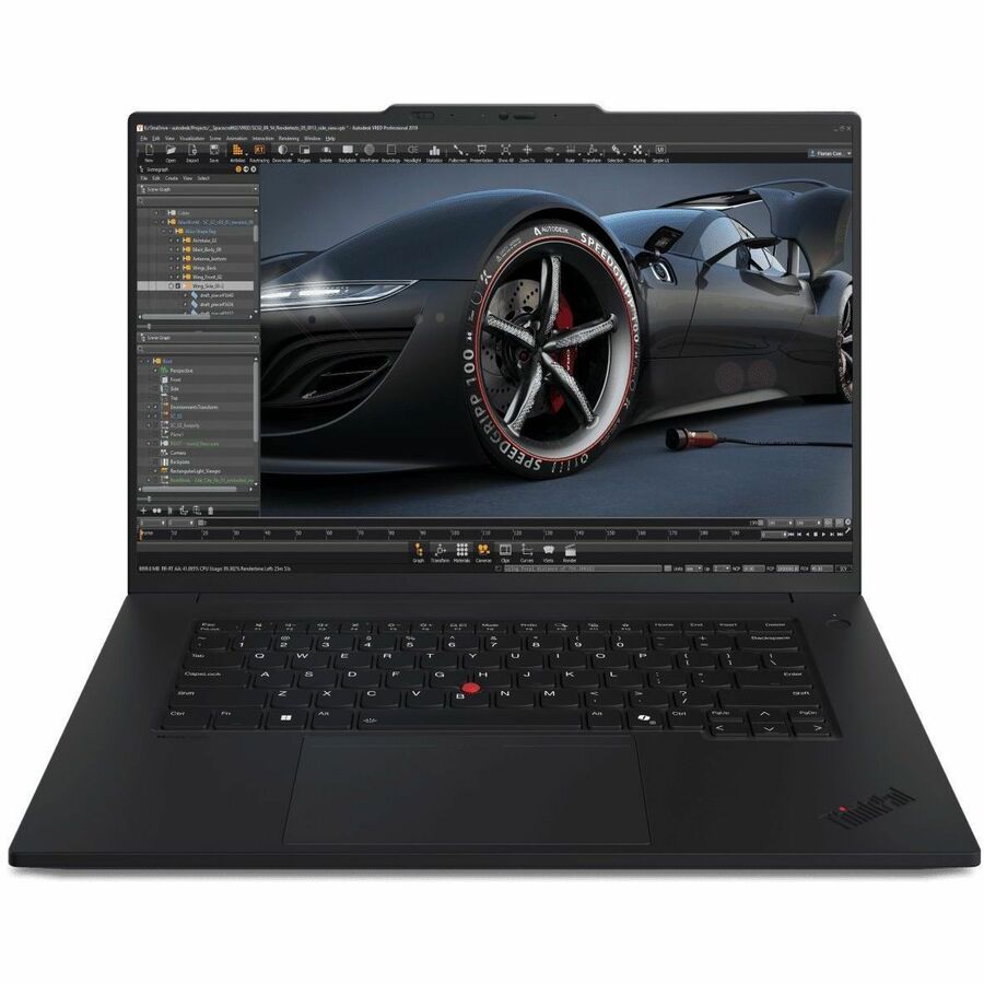 Lenovo ThinkPad P1 Gen 7 21KV000BUS 16" Touchscreen Notebook - WQUXGA - Intel Core Ultra 9