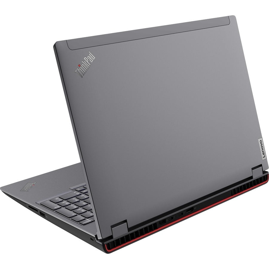 Lenovo ThinkPad P16 G1 21D7S0KS00 16" Mobile Workstation - WUXGA - 1920 x 1080 - Intel Core i9 12th Gen i9-12950HX Hexadeca-core (16 Core) 2.30 GHz - 64 GB Total RAM - 512 GB SSD - Storm Gray, Thunder Black