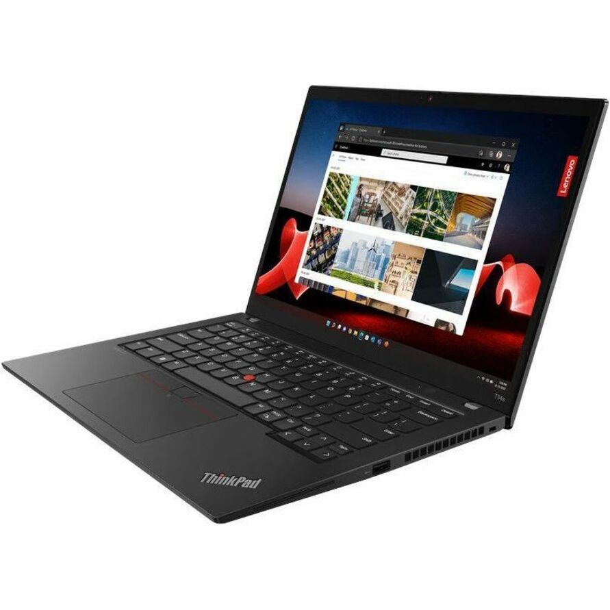 Lenovo ThinkPad T14s Gen 4 21F80049US 14" Touchscreen Notebook - WUXGA - 1920 x 1200 - AMD Ryzen 5 PRO 7540U Hexa-core (6 Core) 3.20 GHz - 16 GB Total RAM - 16 GB On-board Memory - 512 GB SSD - Deep Black