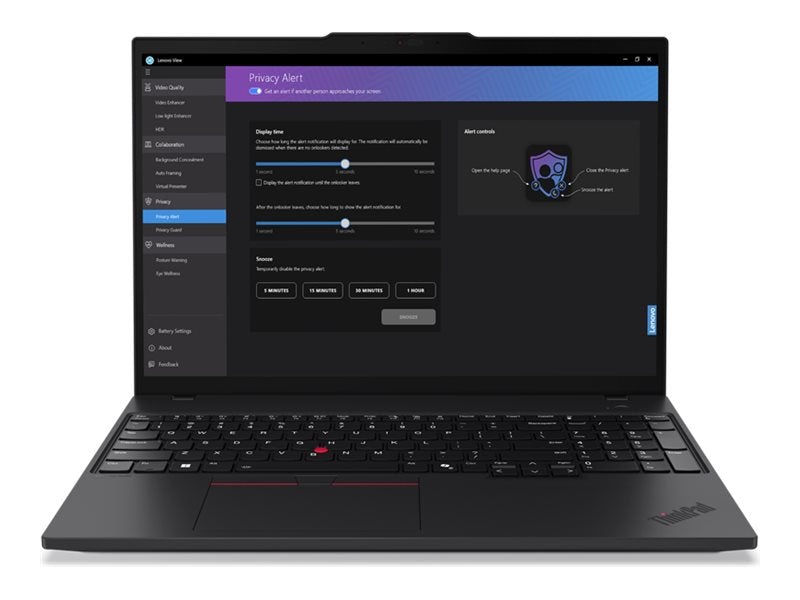 Lenovo ThinkPad T16 Gen 3 21MN - 180-degree hinge design - Intel Core Ultra 7 - 155U / up to 4.8 GHz - Win 11 Pro - Intel Graphics 21MN006YUS