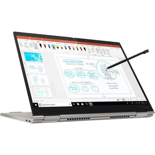 Lenovo ThinkPad X1 Titanium Yoga Gen 1 20QA00A0US 13.5 Touchscreen Convertible 2 in 1 Notebook - QHD - Intel Core i5 11th Gen i5-1140G7 - vPro Technology - Intel Evo Platform - 16 GB - 256 GB SSD - English Keyboard - Titanium"