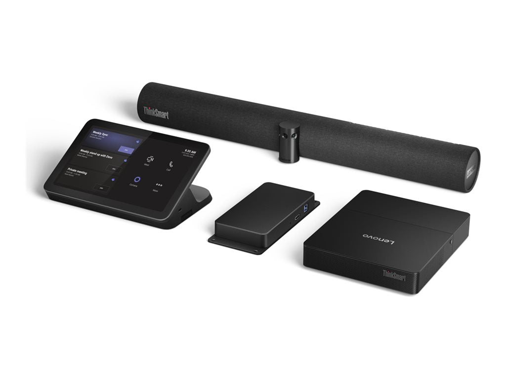 Lenovo ThinkSmart Core Gen 2 - Video conferencing kit (soundbar, touchscreen console, compute system) - with 3 Years Lenovo Premier 12WN000CUS