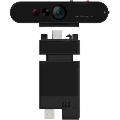 Lenovo ThinkVision MC60 Webcam - Black - USB 2.0 - 1920 x 1080 Video - 90° Angle -