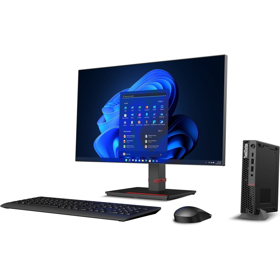 Lenovo Thinkstation P360 30Fa - Tiny - 1 X Core I7 12700T / 1.4 Ghz - Ram 16 Gb - Ssd 512 Gb - Tcg Opal Encryption, Nvme, Performance - T1000 - Gige, Bluetooth 5.2 - Wlan: 802.11A/B/G/N/Ac/Ax, Bluetooth 5.2 - Win 11 Pro - Monitor: None - Keyboard: Us - Bl