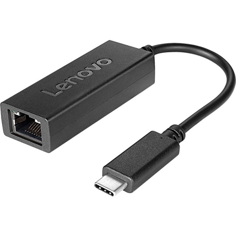 Lenovo USB-C to Ethernet Adapter - RJ-45/USB Network Cable for Notebook - First End: 1 x
