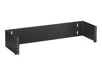 Leviton 4-Position Hinged Wall-Mount Bracket - Mounting bracket - wall mountable - black
