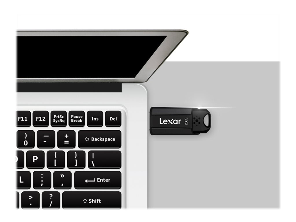 Lexar JumpDrive S80 - USB flash drive - 256 GB - USB 3.1 - black LJDS080256G-BNBNU
