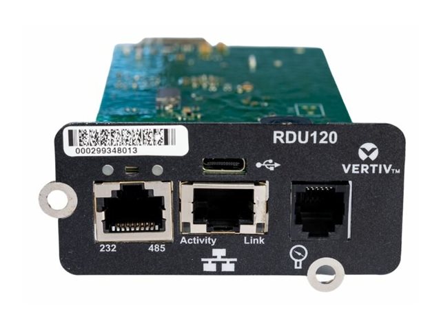 Liebert Intellislot Rdu120 - Remote Management Adapter - Gigabit Ethernet X 1