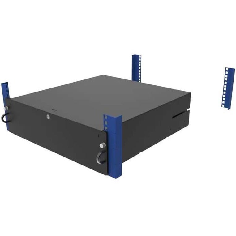 Lockable Rackmount Drawers - 2U-4U 18" Server Rack Storage | Tecisoft 160-5031