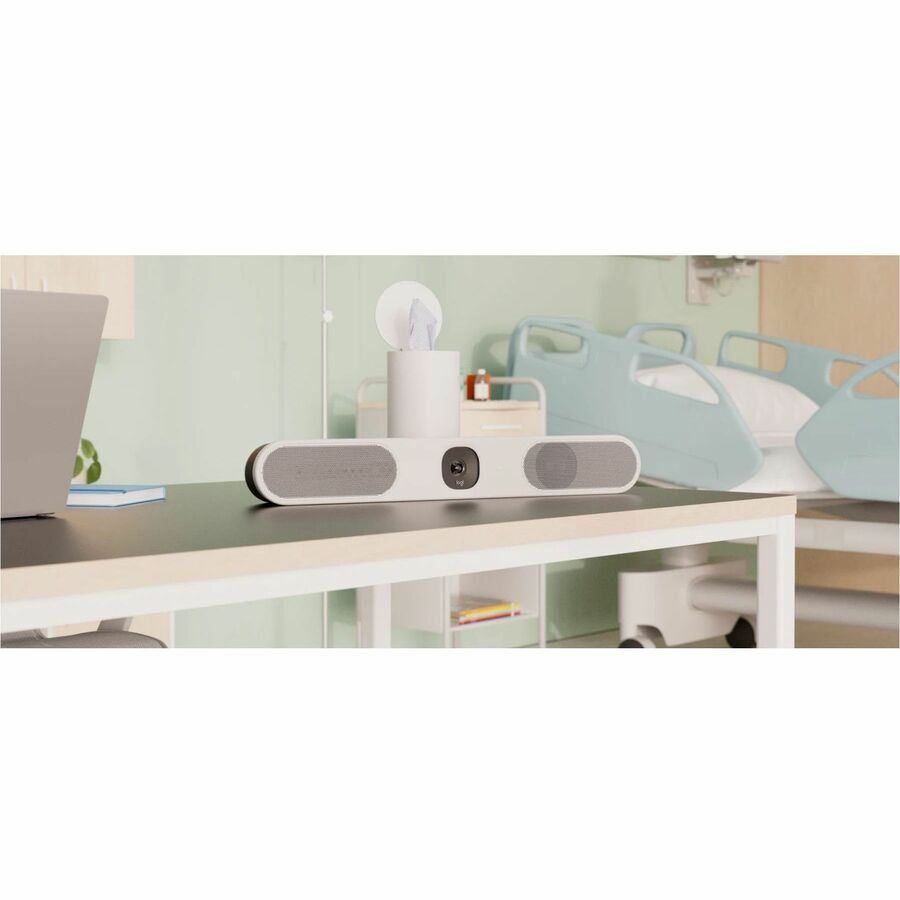 Logitech Easy Clean Cover - Supports Video Conference Equipment - Easy to Clean - White