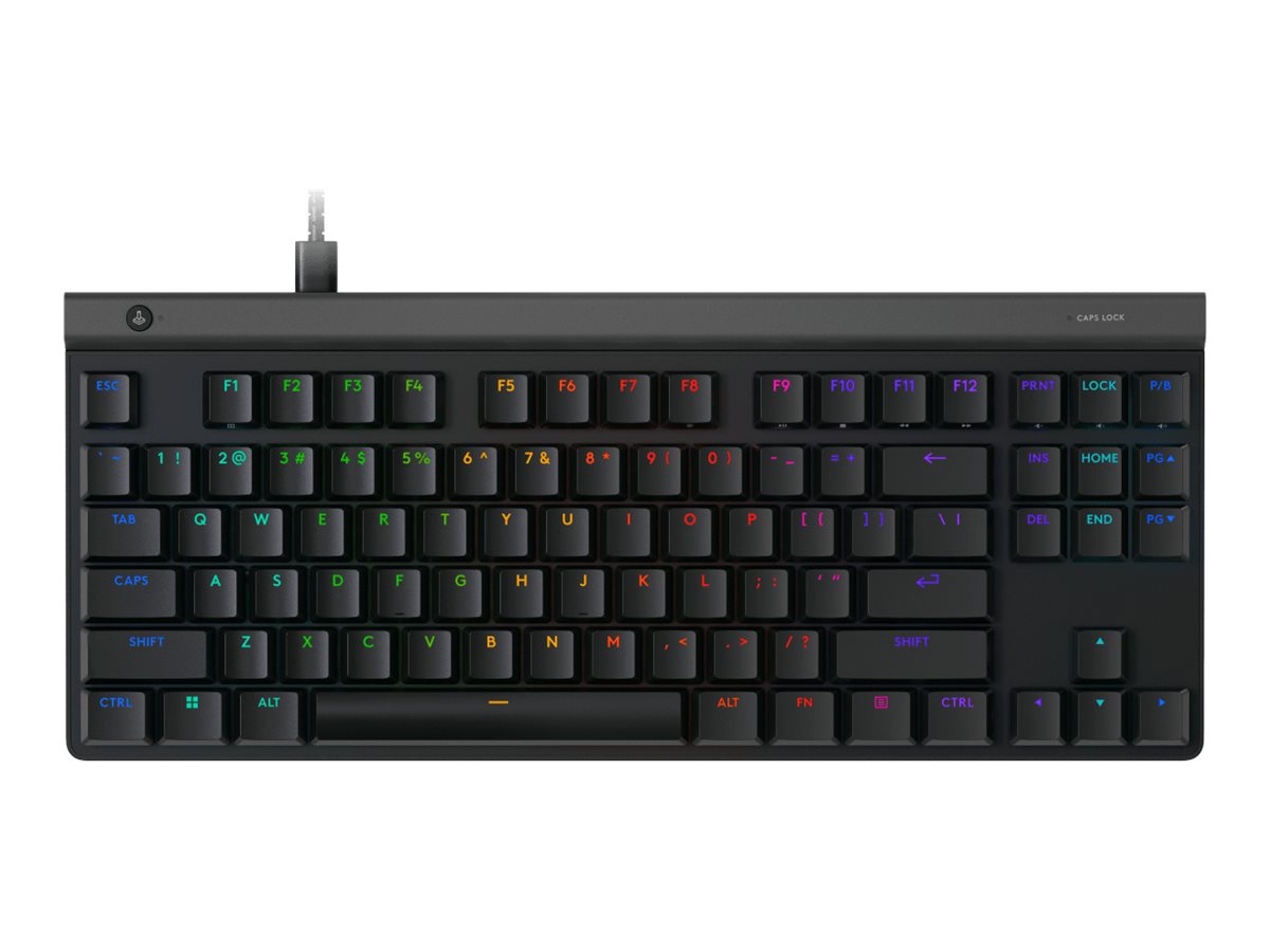 Logitech G G515 - Keyboard - TKL - backlit - USB - QWERTY - English - key switch: GL Tactile - black 920-012868
