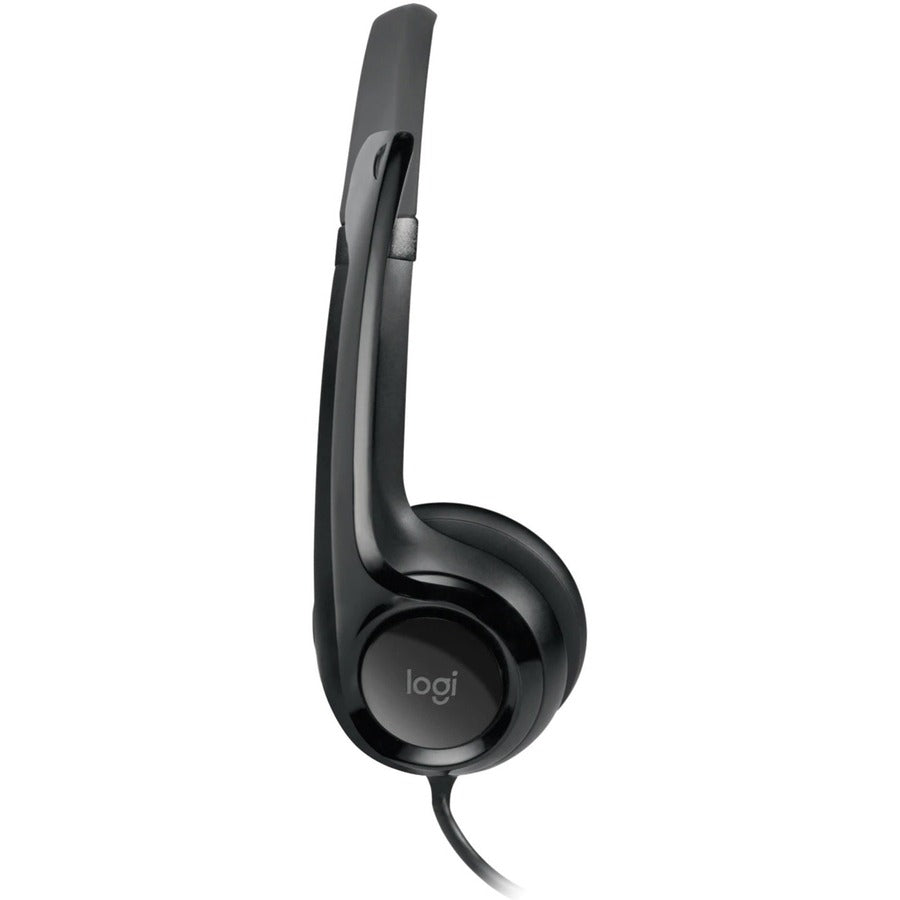 Logitech H390 Usb Computer Headset Wired Calls/Music Black