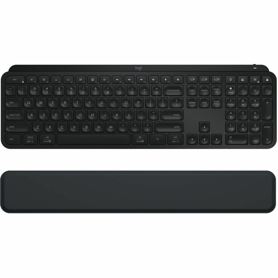 Logitech MX Keys S Combo - Performance Wireless Keyboard and Mouse with Palm Rest - USB