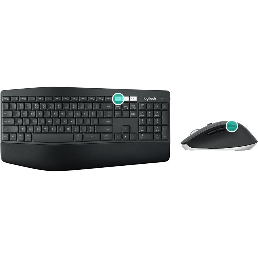 Logitech Mk850 Performance Wireless And Mouse Combo Keyboard Rf Wireless + Bluetooth Qwerty English Black
