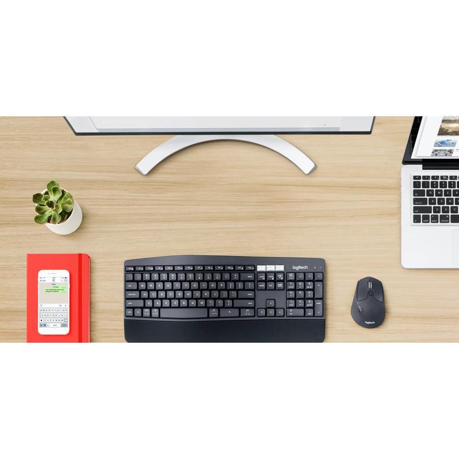 Logitech Mk850 Performance Wireless And Mouse Combo Keyboard Rf Wireless + Bluetooth Qwerty English Black