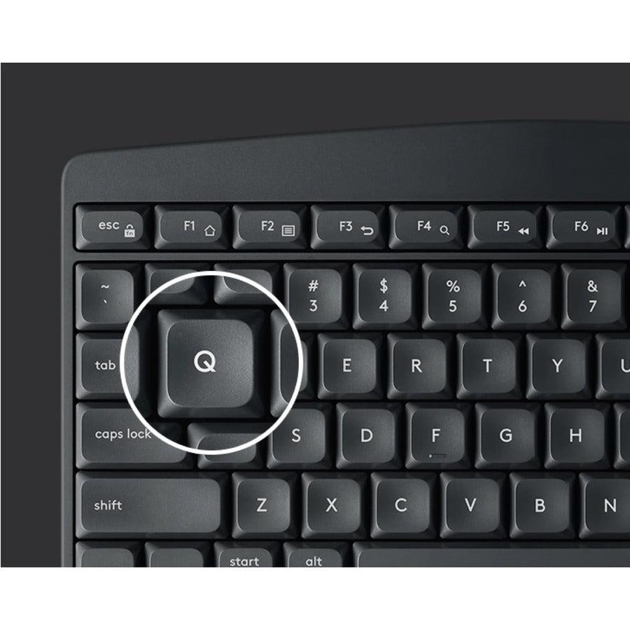 Logitech Mk850 Performance Wireless And Mouse Combo Keyboard Rf Wireless + Bluetooth Qwerty English Black