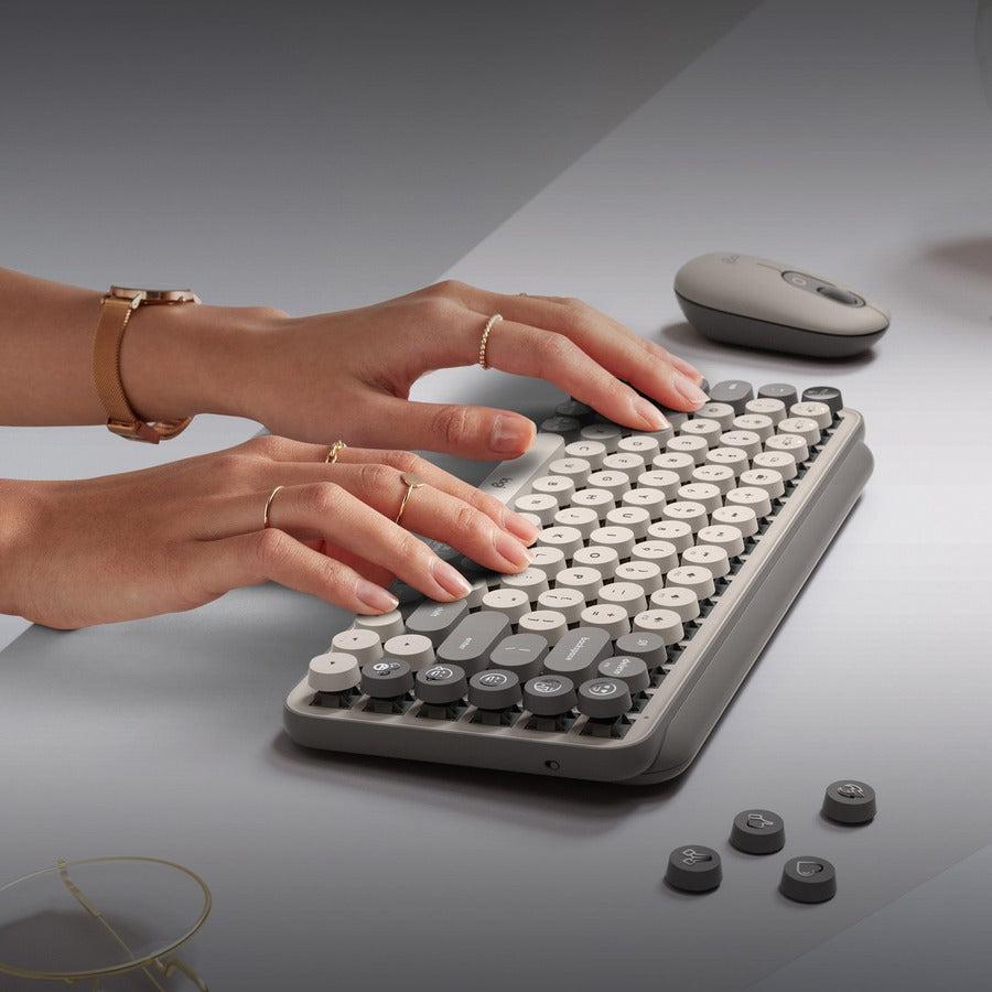 Logitech POP Keys Wireless Keyboard (Mist)