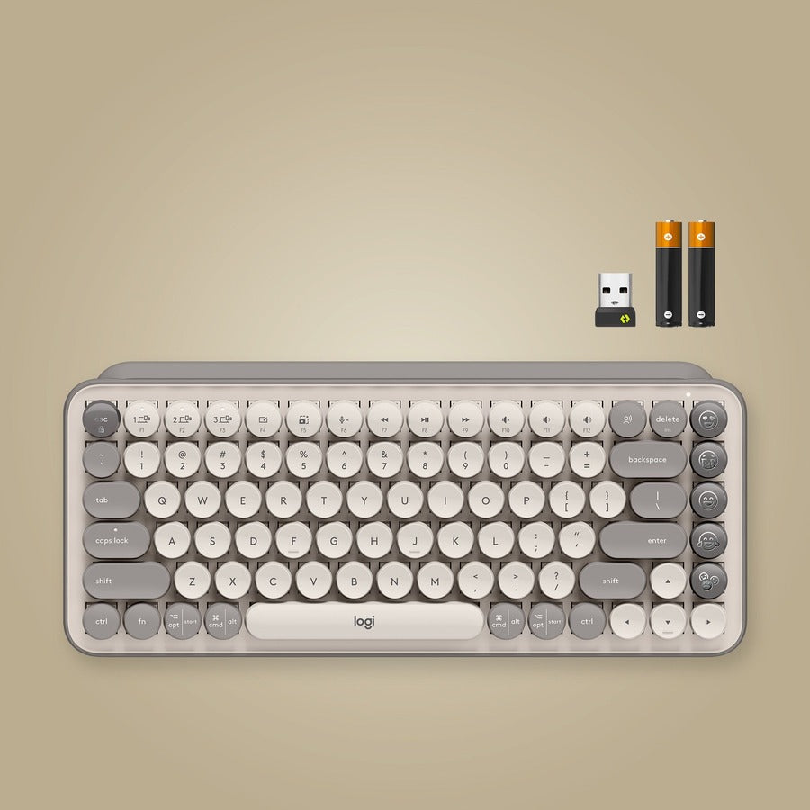 Logitech POP Keys Wireless Keyboard (Mist)