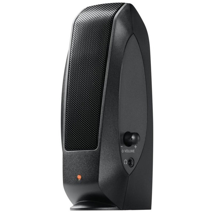 Logitech S-120 2.0 Speaker System - 2.30 W RMS - Black 980-000012
