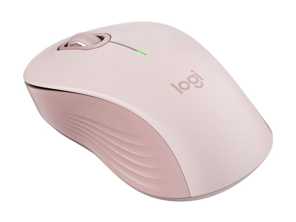 Logitech Signature M550 - Mouse - optical - 3 buttons - wireless - Bluetooth - Logitech Logi Bolt USB receiver - rose