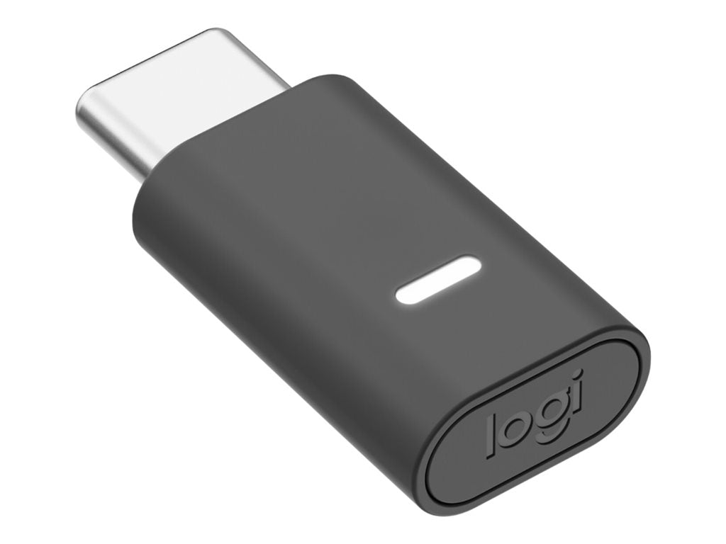 Logitech - Wireless audio receiver for headset - USB-C - graphite