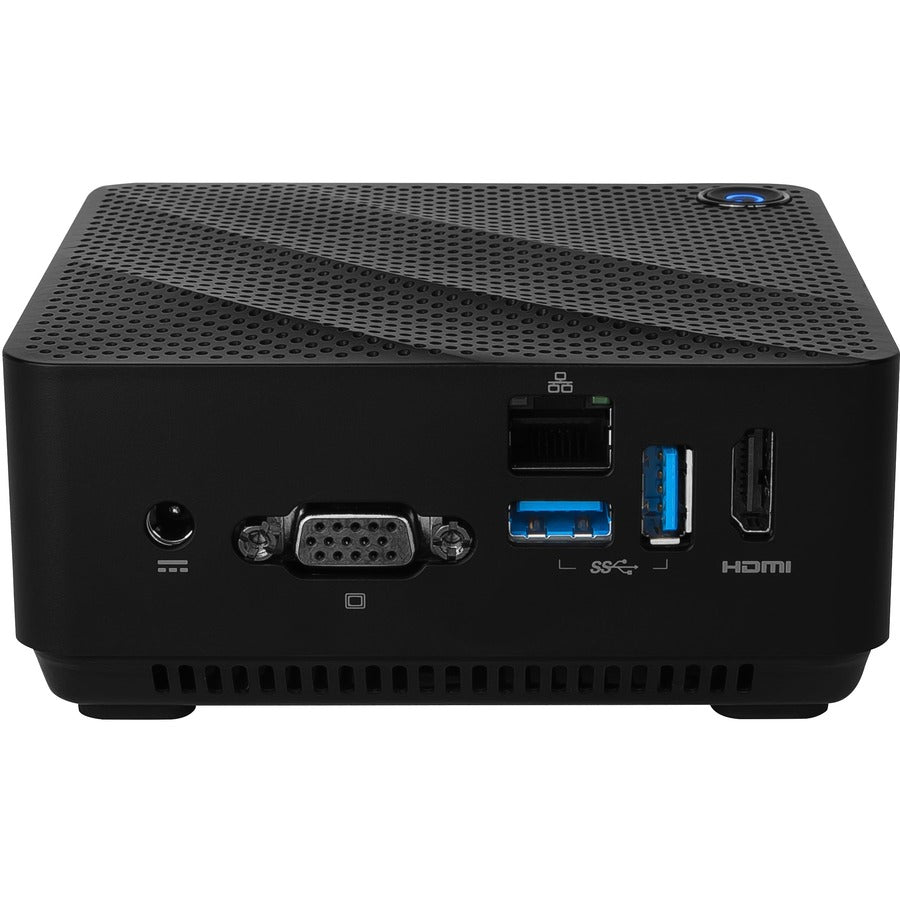 MSI Cubi N Cubi N JSL-078US Desktop Computer - Intel Pentium N6000 - 4 GB - 128 GB SSD - Mini PC - Black CUBNJSL078