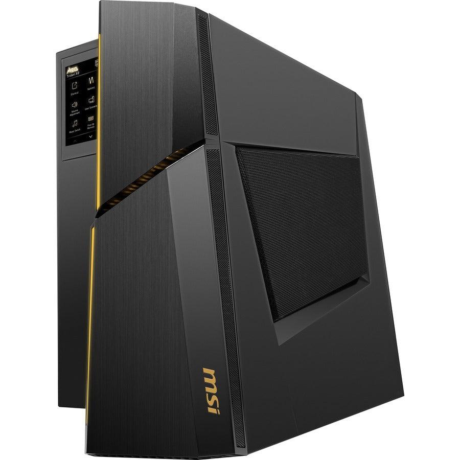 MSI MEG Trident X2 13th MEG Trident X2 13NUI-001US Gaming Desktop Computer - Intel Core i9 13th Gen i9-13900KF 3 GHz - 64 GB RAM DDR5 SDRAM - 2 TB M.2 PCI Express NVMe 4.0 SSD - Black