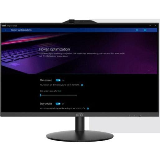 MSI PRO AP272 12M-092US All-in-One Computer - Intel Core i5 12th Gen i5-12400 - 16 GB RAM DDR4 SDRAM - 500 GB SSD - 27" Full HD 1920 x 1080 - Desktop - Black