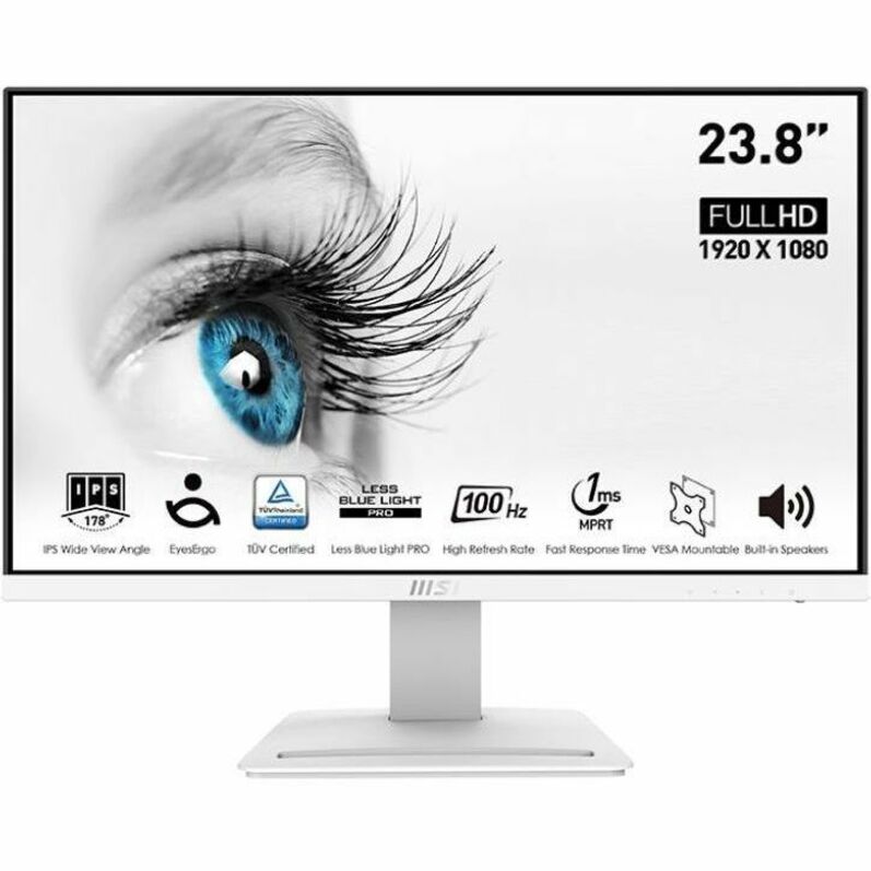MSI Pro MP243XW 24" FHD IPS Monitor - 100Hz FreeSync PROMP243XW