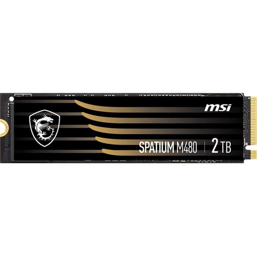 MSI SPATIUM M480 2 TB Solid State Drive - M.2 2280 Internal - PCI Express NVMe (PCI Express NVMe 4.0 x4) SM480N2TB
