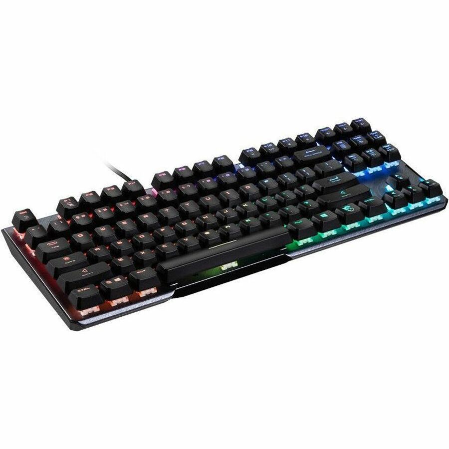 MSI VIGOR GK50 ELITE TKL LR US Gaming Keyboard - Cable Connectivity - USB 2.0 Type C Inter
