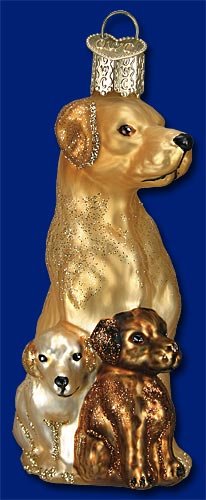 Mama And Pups Ornament