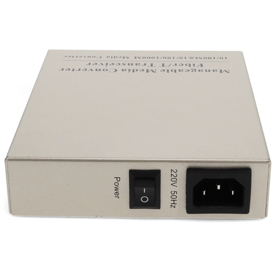 Managed Media Converter 1000Base-LX - Single Mode Fiber 1310nm | ADDON ADD-MGMC-LX-2SC