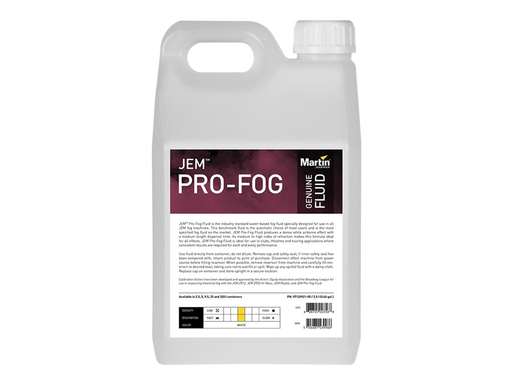 Martin JEM Pro-Fog - Fog machine fluid - 25 liters - container