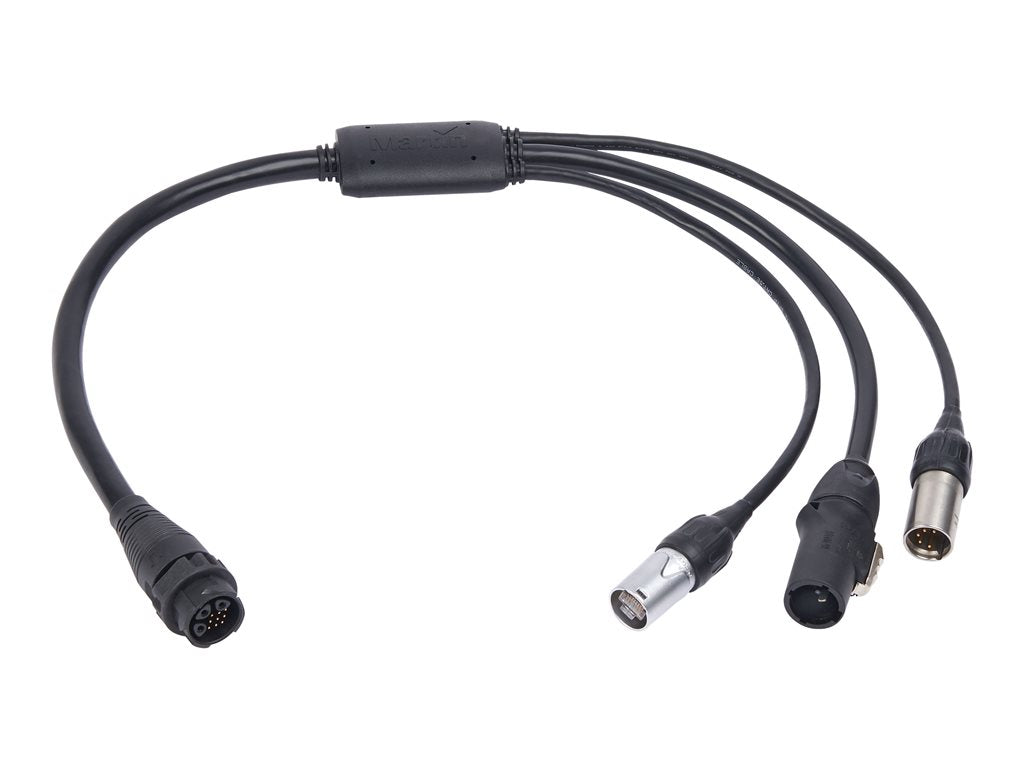 Martin PDE System - Power / data adapter - XLR (Neutrik), powerCON TRUE1 (Neutrik), etherCON (Neutrik) to PDC connector