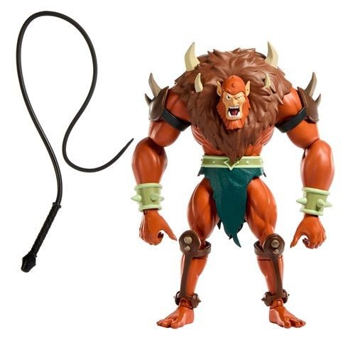 Masters of the Universe Origins Deluxe Beast-Man Action Figure with Whip for Fans