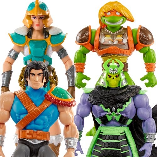 Masters of the Universe Origins Turtles of Grayskull Action Figures for Kids