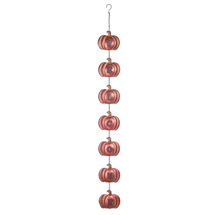 Metal Welcome Hanging Banner