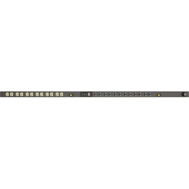 Metered rPDU 30A 120V - Real-Time Power Usage LED Display | Vertiv I10055