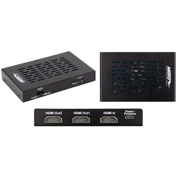 Metra CS-1X2HDMSPL5 HDMI Splitter with 1 Input and 2 Outputs and Built-in