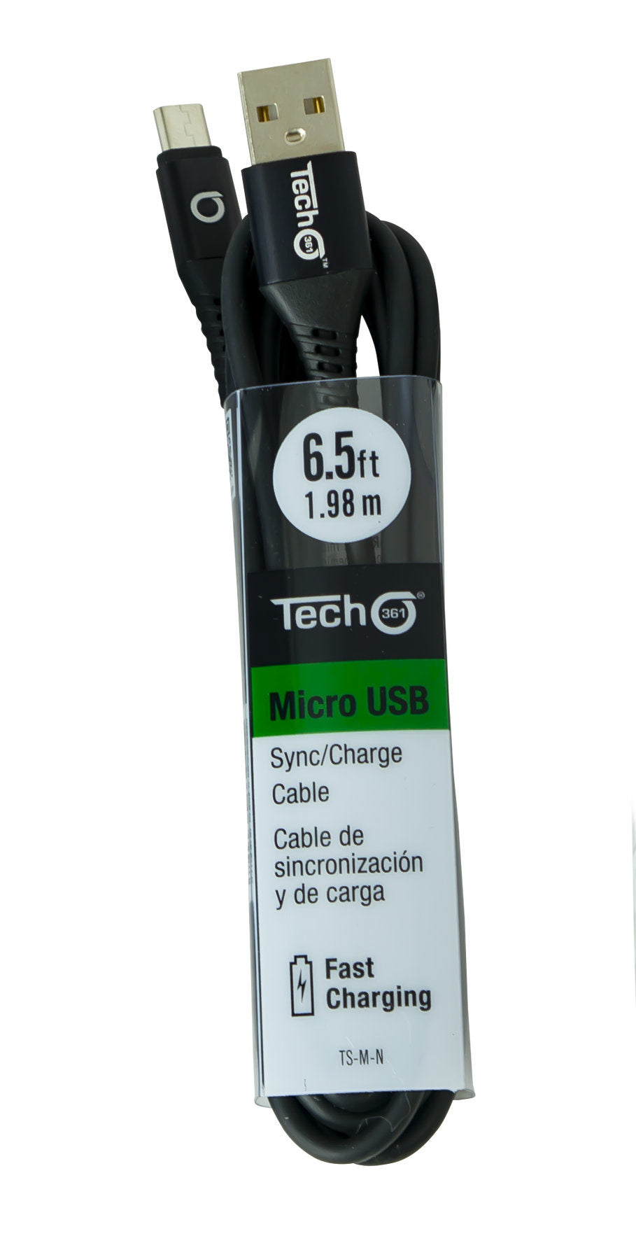Micro USB 6.5 foot Sync/Charge Cable - Blue