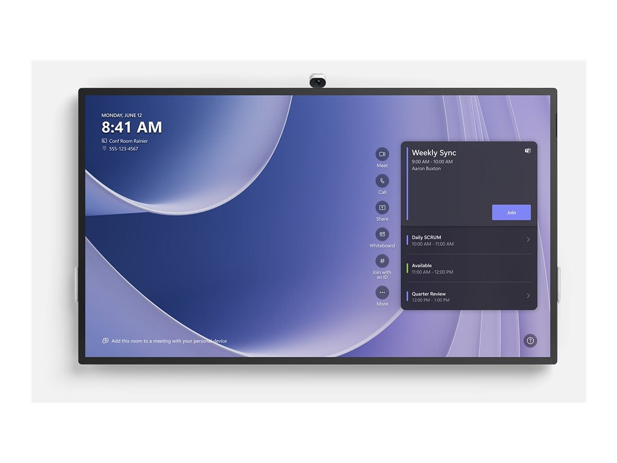 Microsoft Surface Hub 3 for Business - Touch surface 1 x Core i5 up to - RAM 32 GB - SSD 512 GB - Gigabit Ethernet - Win 11 IoT VXZ-00001