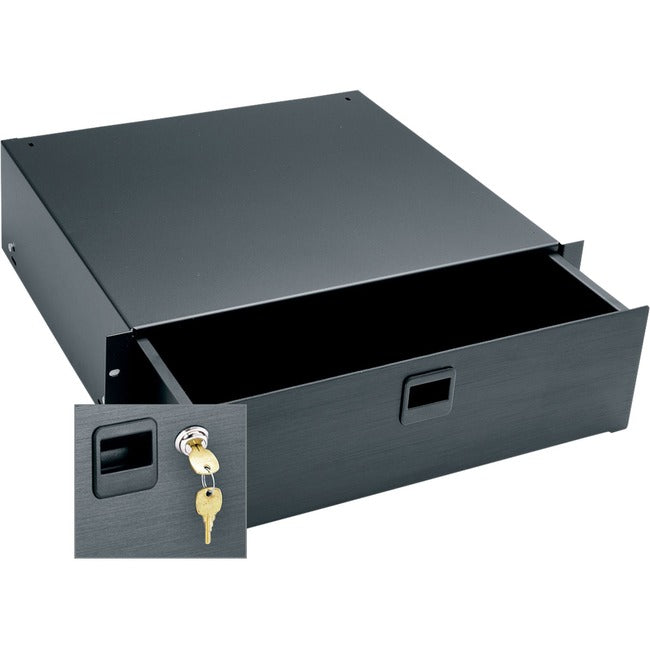Middle Atlantic D3Lk 3-Space Rackmount Drawer With Keylock