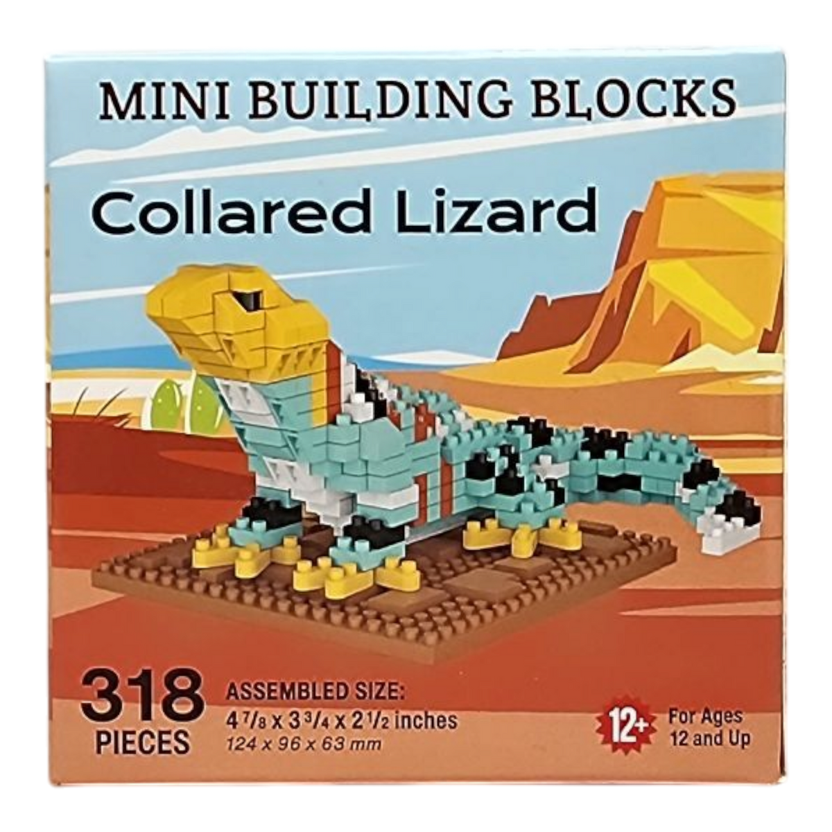 Mini Building Blocks - Collared Lizard