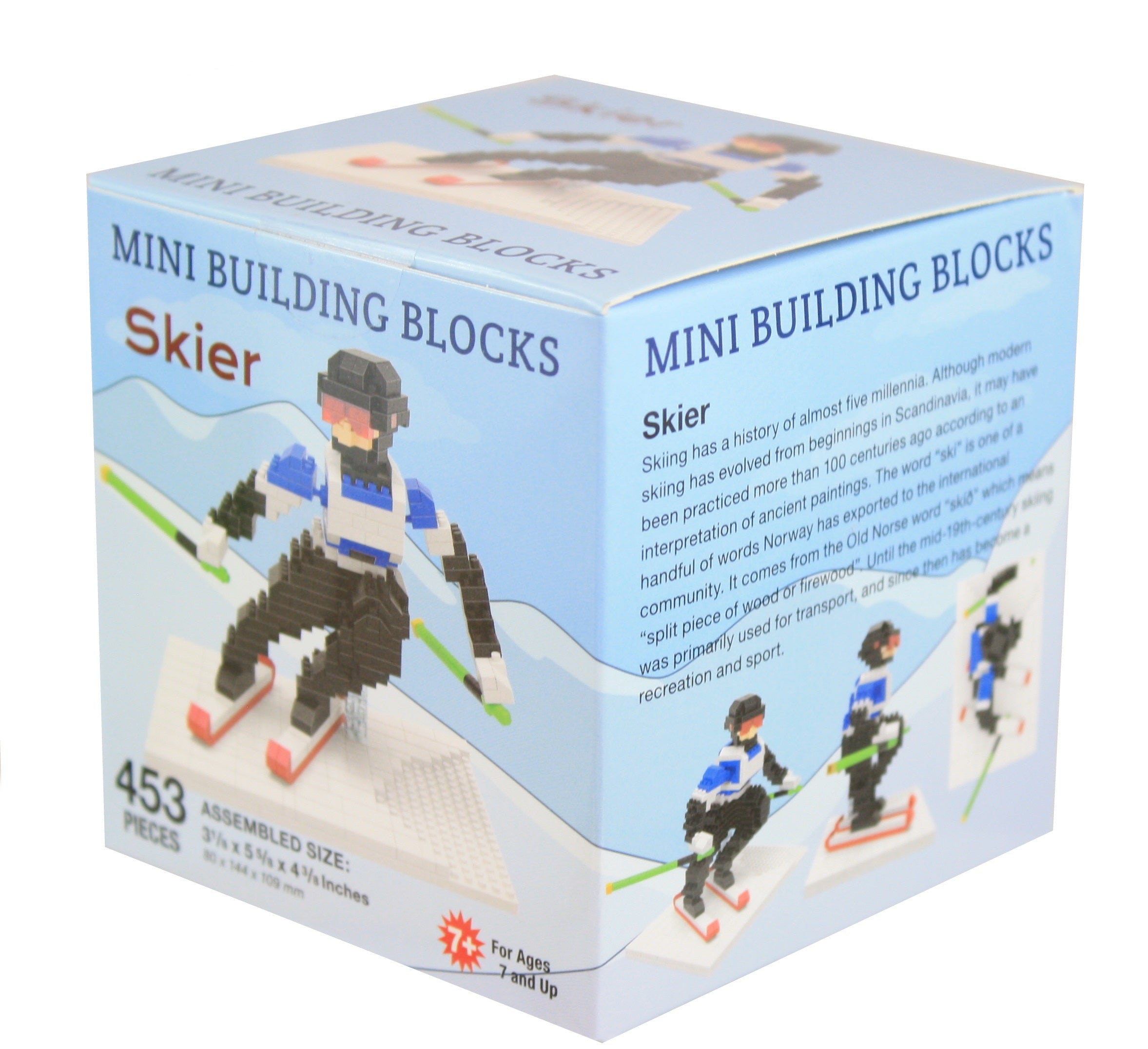 Mini Building Blocks - Downhill Skier