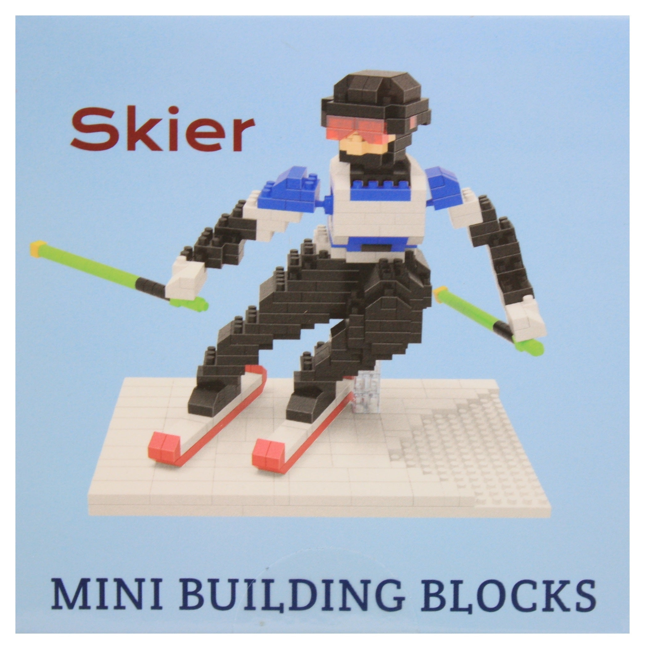 Mini Building Blocks - Downhill Skier
