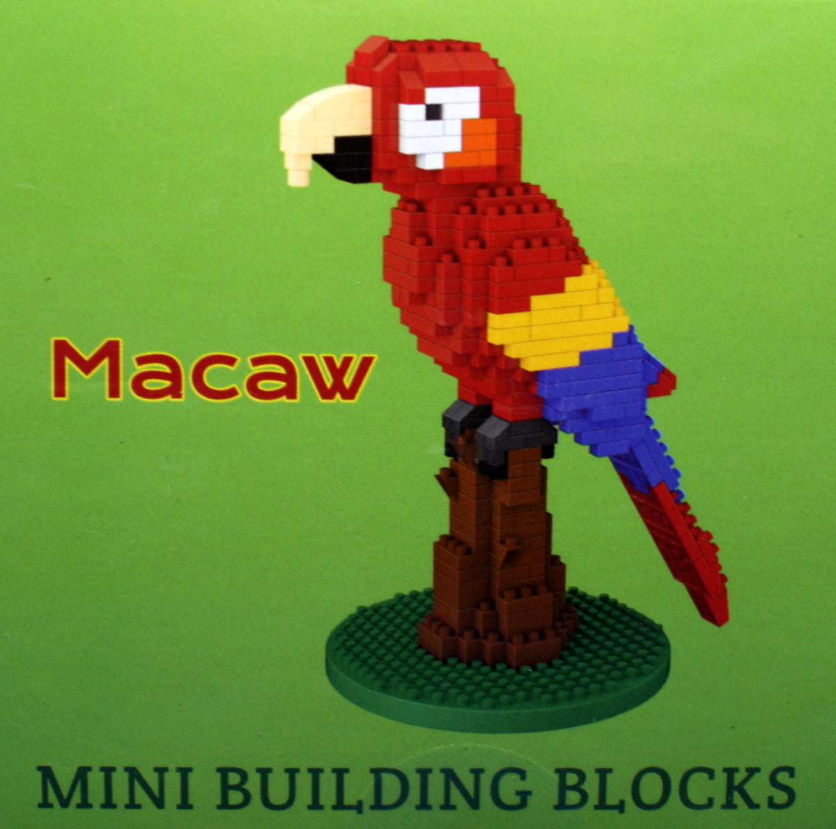 Mini Building Blocks - Macaw