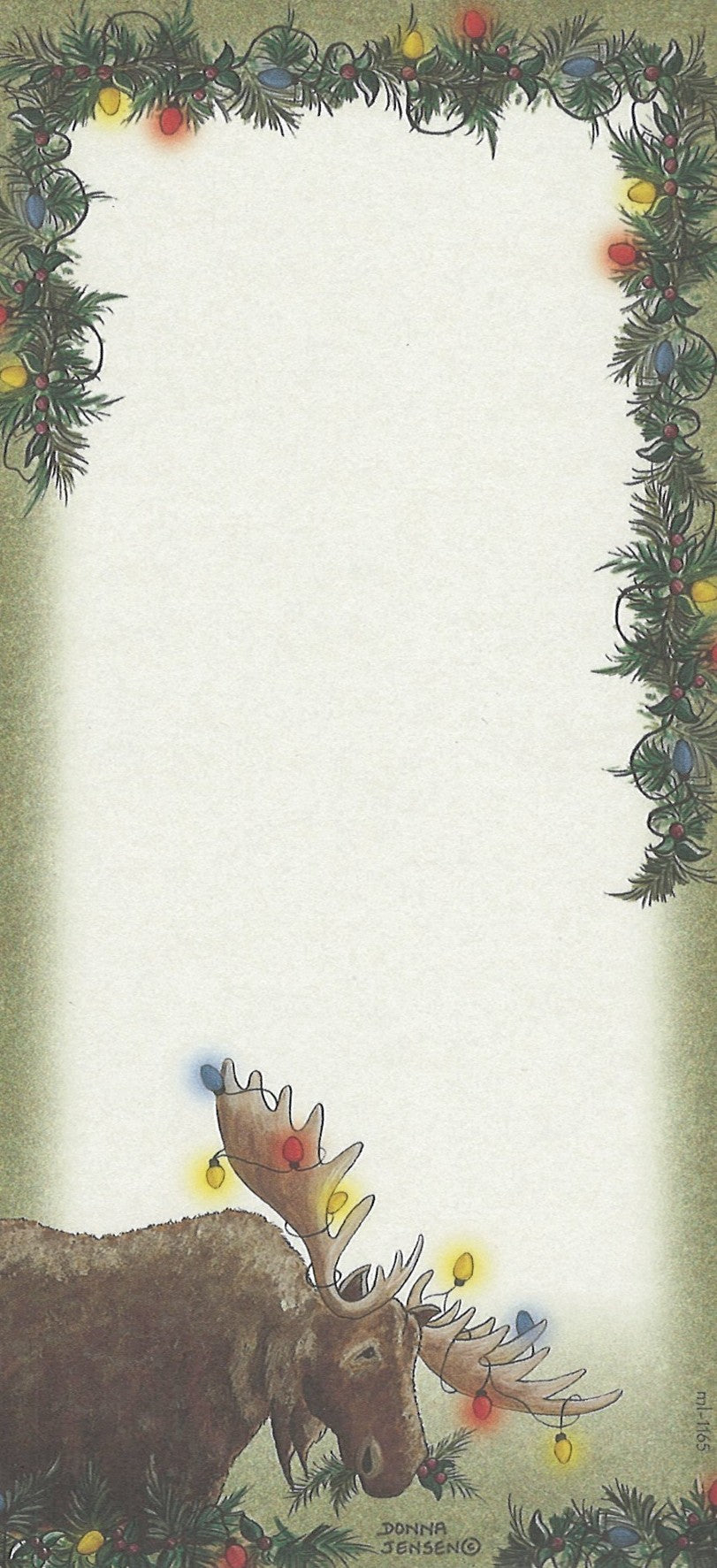 Mini Magnetic List Pad - Christmoose