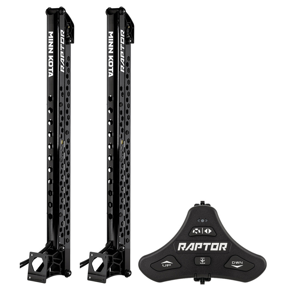 Minn Kota Raptor Bundle Pair - 10' Black Shallow Water Anchors w/Active Anchoring &